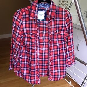 Gilly Hicks Plaid Top